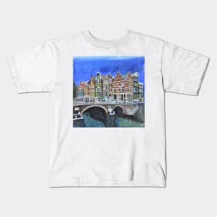 Amsterdam, Singel Kids T-Shirt